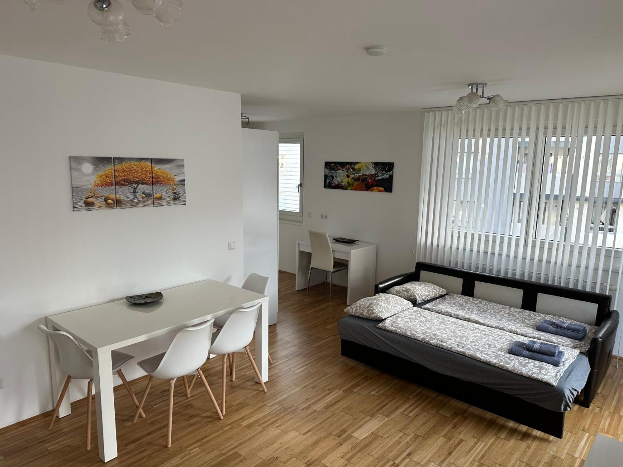 Hauptbahnhof Ferienwohnung Am Park Bécs Kültér fotó